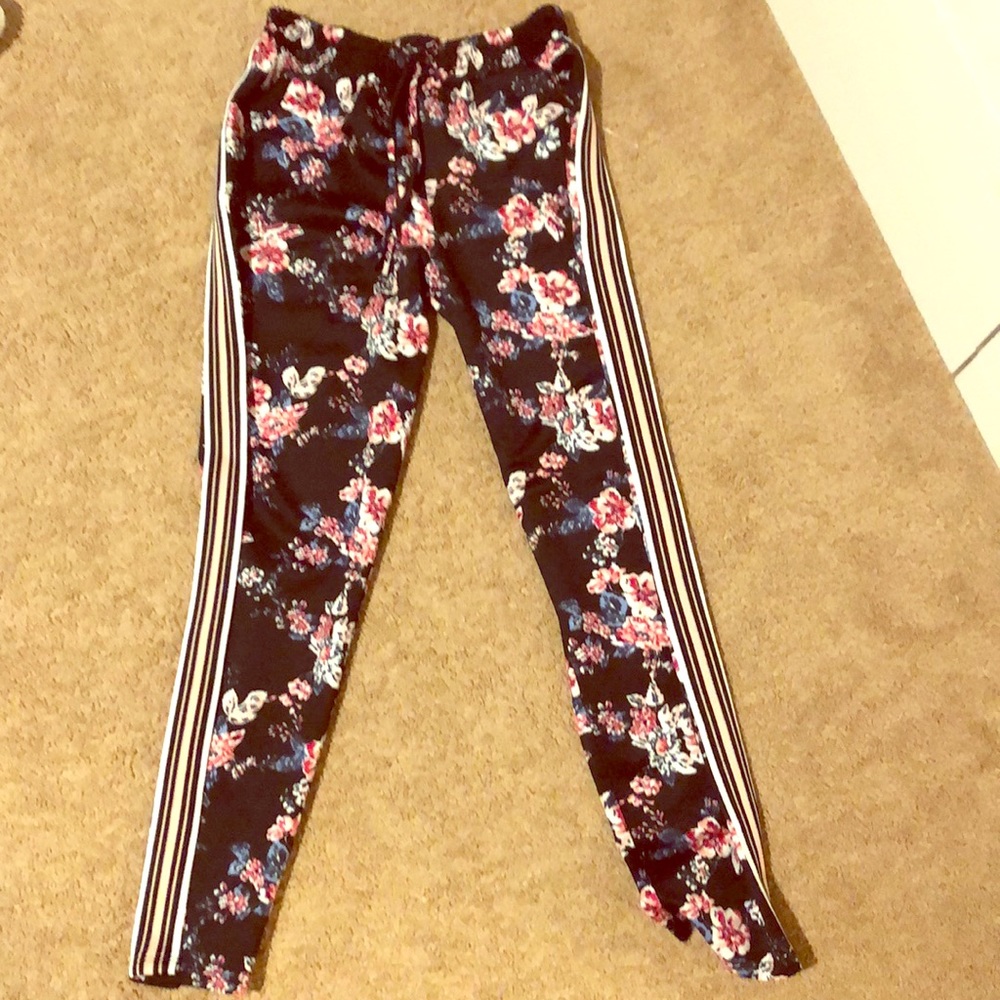 floral sweatpants